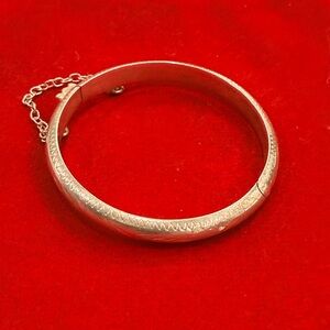 Sterling Silver Baby Bangle Bracelet